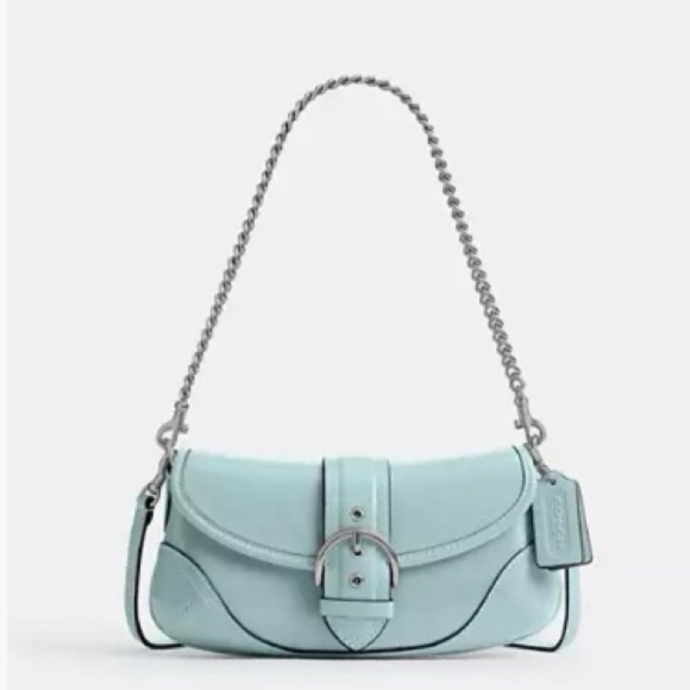 Coach SoHo Bag - SV/Light Blue